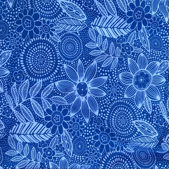 Kim Rogers Floral Mini Skirt Blue Skort 8 - Picture 4 of 10